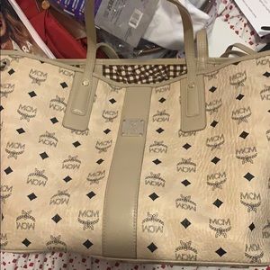 Mcm bag tan